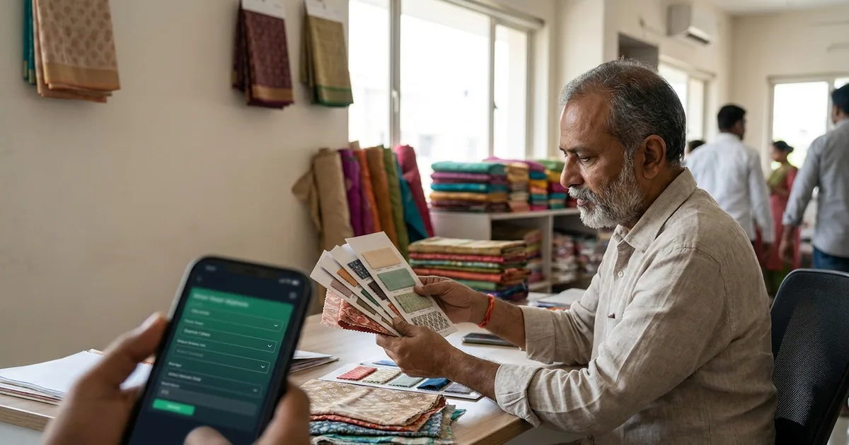 कपड़ा व्यापार में शेड नंबर और कट साइज की गलतियां कैसे रोकें — illustration