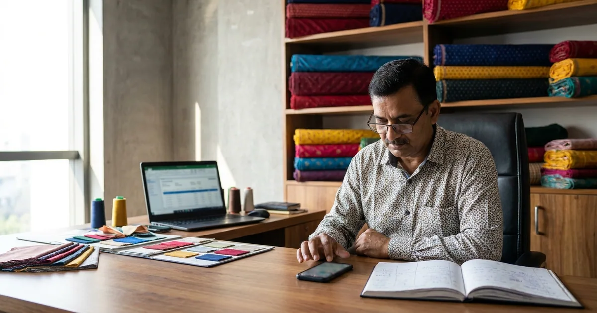 Why Indian Textile Agents Lose Money on Manual Rate Confirmations — illustration